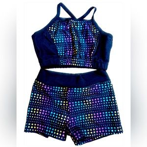 Reflections Dancewear 2 Piece Set Top and Shorts